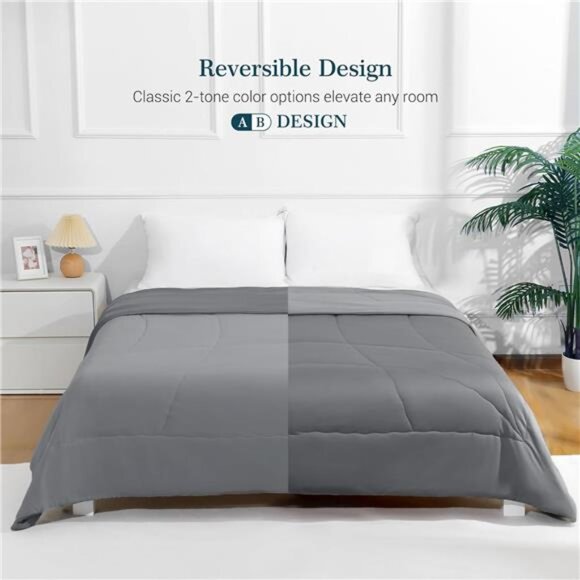 Cooling Comforter Queen Absorb Body Heat to Keep Cool, Cooling Blanket - Picture 3 of 7